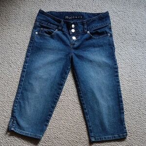 Mudd Girls Dark Blue Capri Jeans